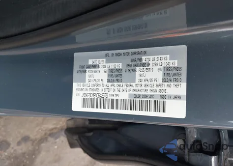 2022 Mazda Cx-5 2.5 S Carbon Edition from USA, damaged, VIN JM3KFBCM9N0542679